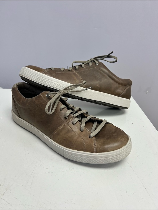 Merrell Other - Merrell Brindle Brown Leather Low-Top Lace-Up Sneakers Men’s 11